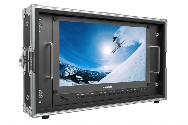 Lilliput BM280 28 inç 4K monitör yan açı görünümü